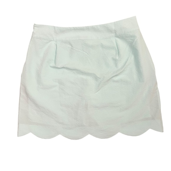 Vineyard Vines Scalloped Performance Seersucker Harbor Skort Size 4‎ Mint Green - Picture 3 of 4